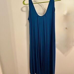 Latched Mama Elegant Blue Backless Dress